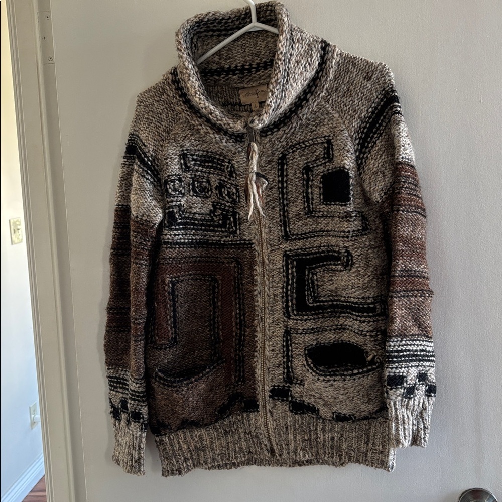 Wilfred free / Aritzia Chunky Knit Zip-Up Sweater
